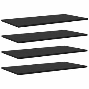 vidaXL &Eacute;tag&egrave;re &agrave; livres 3 niveaux 4 pc 80 x 40 x 1,5 cm Noir