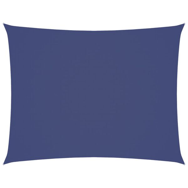 vidaXL Voile de parasol Tissu Oxford rectangulaire 4x6 m Bleu