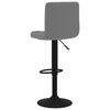 vidaXL Tabourets de bar lot de 2 gris fonc&eacute; velours