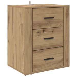 vidaXL Cabinet de chevet Ch&ecirc;ne artisanal 35 x 50 x 60 cm