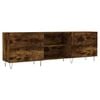 vidaXL Meuble TV ch&ecirc;ne fum&eacute; 150x30x50 cm bois d'ing&eacute;nierie