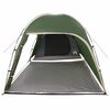 vidaXL Tente Cabane avec toit Vert 370 x 230 x 185 cm taffetas