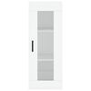 vidaXL Armoire murale blanc 34,5x34x90 cm