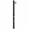 vidaXL Douche solaire avec pommeau de douche et robinet 20 l Noir