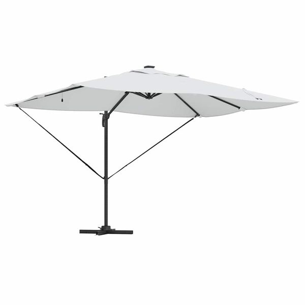 vidaXL Parasol Sable 352 x 251 x 265 cm Polyester et Aluminium