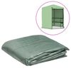 vidaXL Couverture de remplacement serre (6,5025 m&sup2;) 255x255x194cm Vert
