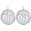 vidaXL Lumi&egrave;re de finial de No&euml;l 2 pc 1900 LED Blanc froid