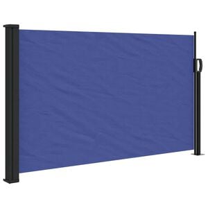 vidaXL Auvent lat&eacute;ral r&eacute;tractable bleu 117x300 cm