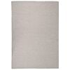 vidaXL Tapis &agrave; tissage plat d'ext&eacute;rieur 140x200 cm gris clair