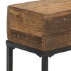 vidaXL Table console 120x30x80 cm bois de r&eacute;cup&eacute;ration massif