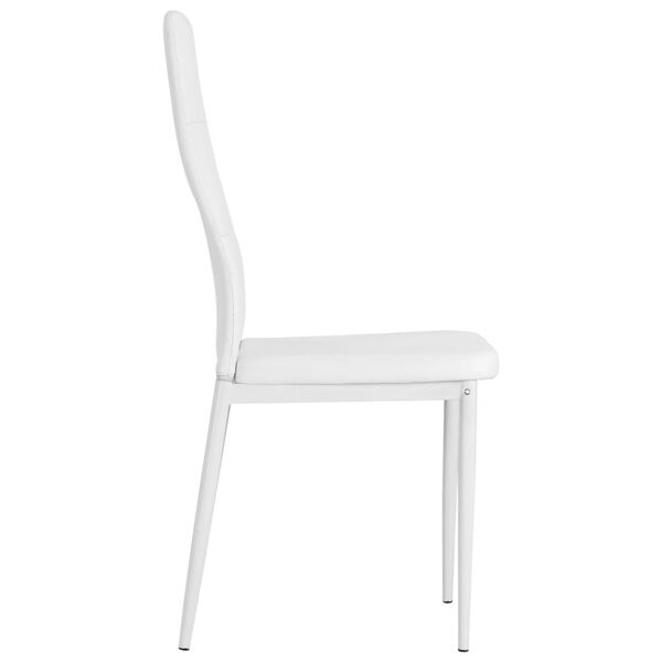 vidaXL Chaises &agrave; manger lot de 6 blanc similicuir