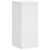 vidaXL Supports pour plantes 2 pcs blanc 30x30x70 cm bois d'ing&eacute;nierie