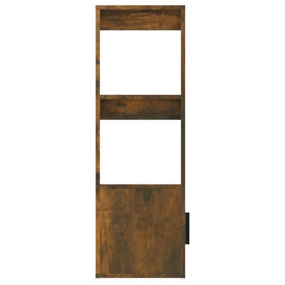 vidaXL Buffet Chêne fumé 80x30x90 cm Bois d'ingénierie