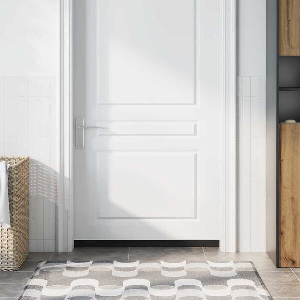 vidaXL Brosses d'&eacute;tanch&eacute;it&eacute; pour porte &agrave; visser 12 pcs Blanc 100 cm