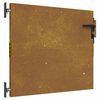 vidaXL Portail de jardin 85x75 cm acier corten