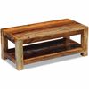 vidaXL Table basse Bois de r&eacute;cup&eacute;ration massif 90x45x35 cm