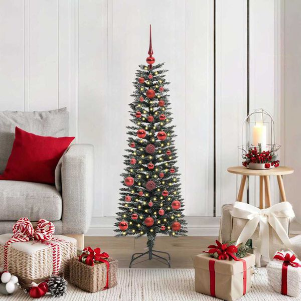 vidaXL Sapin de No&euml;l artificiel Vert 120 cm PVC, plastique et acier