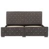 vidaXL Cadre de lit sans matelas gris velours 160x200 cm