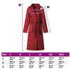 vidaXL Robe de bain sans capuche Rouge Bordeaux s Flanelle