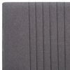 vidaXL Cadre de lit sans matelas gris clair tissu 160x200 cm