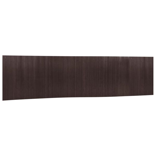 vidaXL Cloison de s&eacute;paration marron fonc&eacute; largeur 800 cm hauteur 165 cm bambou