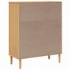vidaXL Buffet SENJA aspect rotin marron 90x40x112cm bois massif de pin