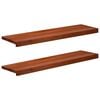 vidaXL Appuis de fen&ecirc;tre 2 pc Marron 90 x 30 x 2 cm