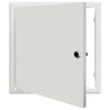 vidaXL Panneau d'Acc&egrave;s Blanc 33 x 33 x 3 cm Acier