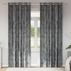 vidaXL Rideaux en velours 2 pcs Gris 260 x 140 cm Velours