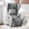 vidaXL Fauteuil inclinable &eacute;lectrique gris clair tissu