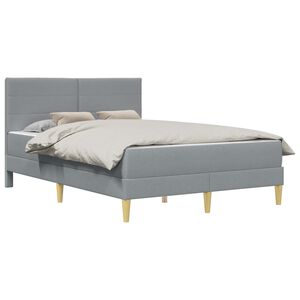 vidaXL Cadre de lit 120 x 190 cm Gris clair