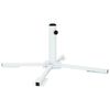 vidaXL Support de parasol Blanc Acier