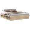 vidaXL Cadre de lit sans matelas ch&ecirc;ne sonoma 180x200 cm