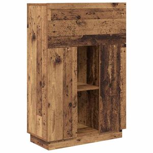 vidaXL Bureau Bois Ancien 71.5 x 31.5 x 106.5 cm Bois d'ing&eacute;nierie
