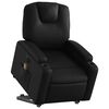 vidaXL Fauteuil inclinable de massage électrique noir similicuir