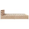 vidaXL Cadre de lit sans matelas 200x200 cm bois massif de pin