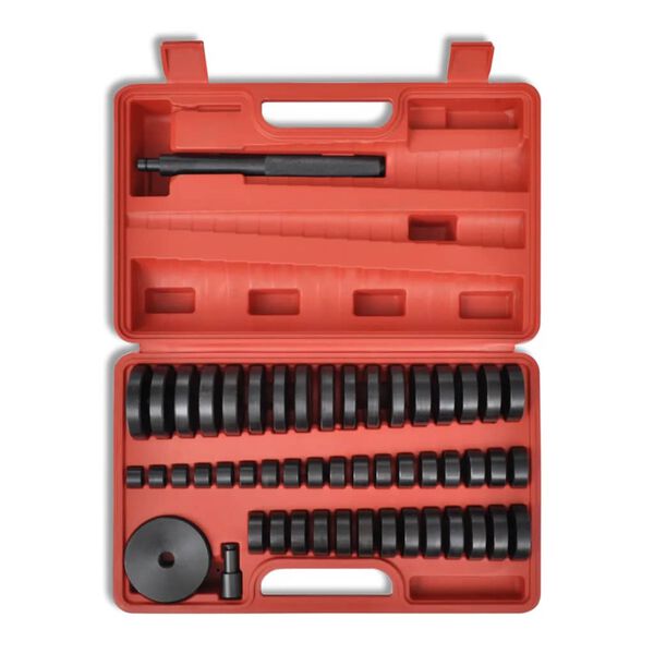 vidaXL Ensemble de palier de coussinet Disques 18 – 65 mm 51 pcs