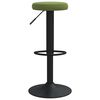 vidaXL Tabourets de bar lot de 2 vert clair velours