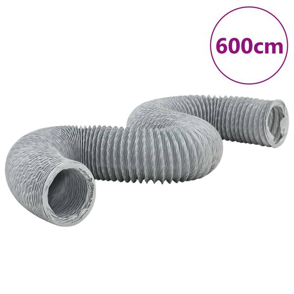 vidaXL Conduit d'&eacute;chappement PVC 6 m &Oslash;12,5 cm