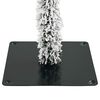 vidaXL Sapin de No&euml;l avec 150 LED Blanc 150 cm PE et Acier