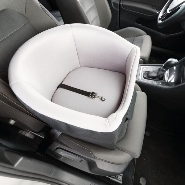 TRIXIE Si&egrave;ge auto pour animaux de compagnie 45x39x42 cm Noir et gris