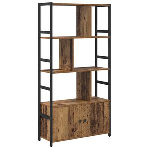 vidaXL &Eacute;tag&egrave;re 80 x 30 x 155,5 cm Bois d'ing&eacute;nierie Bois ancien