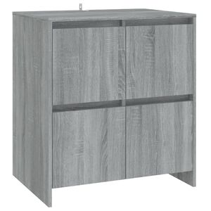 vidaXL Buffet Sonoma gris 70x41x75 cm Bois d'ing&eacute;nierie