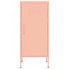 vidaXL Armoire de rangement Rose 42,5x35x101,5 cm Acier