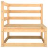 vidaXL Salon de jardin 9 pcs bois de pin massif