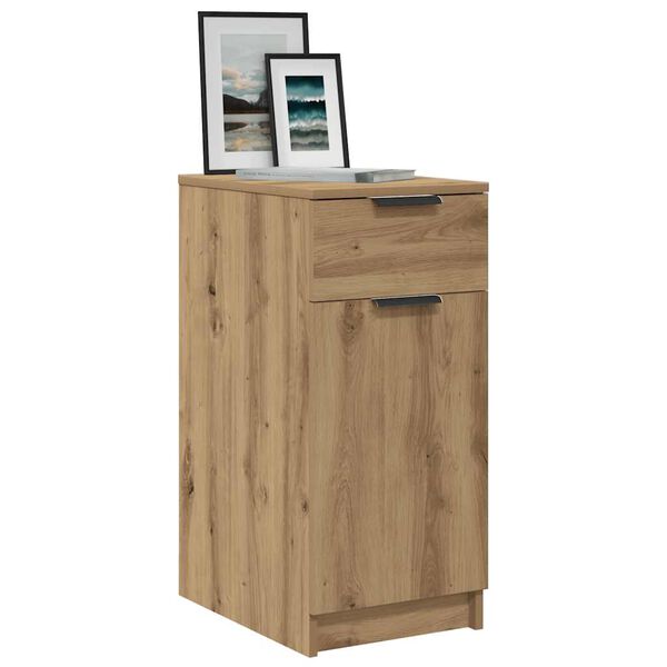 vidaXL Armoire de bureau chêne artisanal 33x50x75 cm bois d'ingénierie