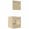 vidaXL Ensemble de meubles de salle de bain 2 pcs chêne sonoma