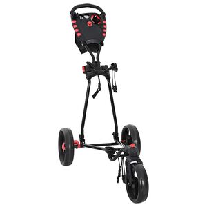 vidaXL Trolley de Golf Noir Fer Pliable