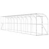 vidaXL Poulailler contre le mur Argent&eacute; 600 x 150 x 215 cm