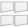 vidaXL Cage pour animaux sans porte Noir 300 x 100 x 70 cm Acier